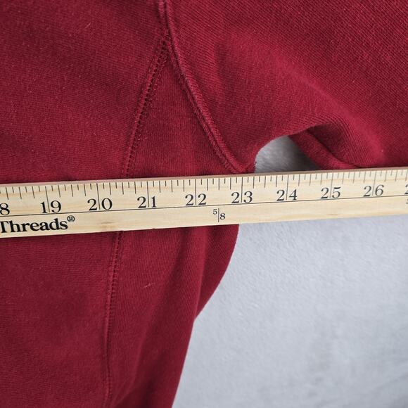 Vintage Steve & Barry’s Indiana University Sweatshirt Mens Large Red Hoodie Y2K - Picture 7 of 8